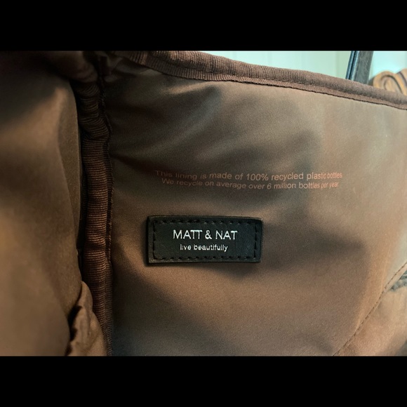 Matt & Nat Zam Vegan Weekender Bag Black - Picture 7 of 8